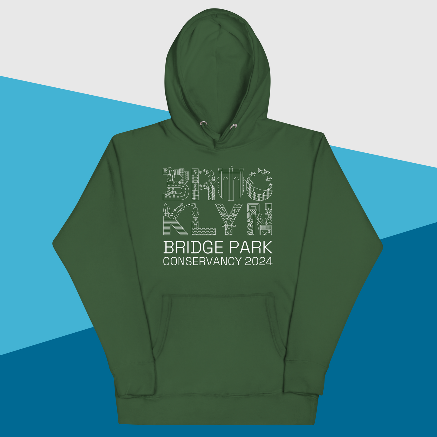 Conservancy Collection Iconic Design Hoodie in Eight Colors!