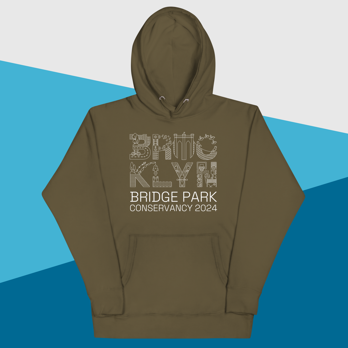 Conservancy Collection Iconic Design Hoodie in Eight Colors!