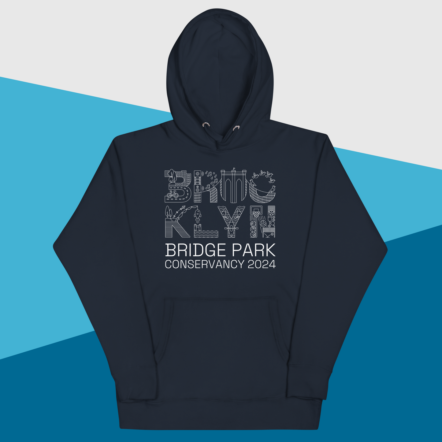 Conservancy Collection Iconic Design Hoodie in Eight Colors!